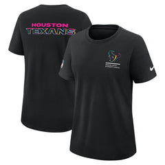 Houston Texans Women's 2025 NFL Crucial Catch Tri-Blend Dri-FIT T-Shirt - Black online
