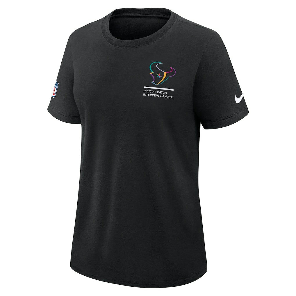 Houston Texans Women's 2025 NFL Crucial Catch Tri-Blend Dri-FIT T-Shirt - Black online