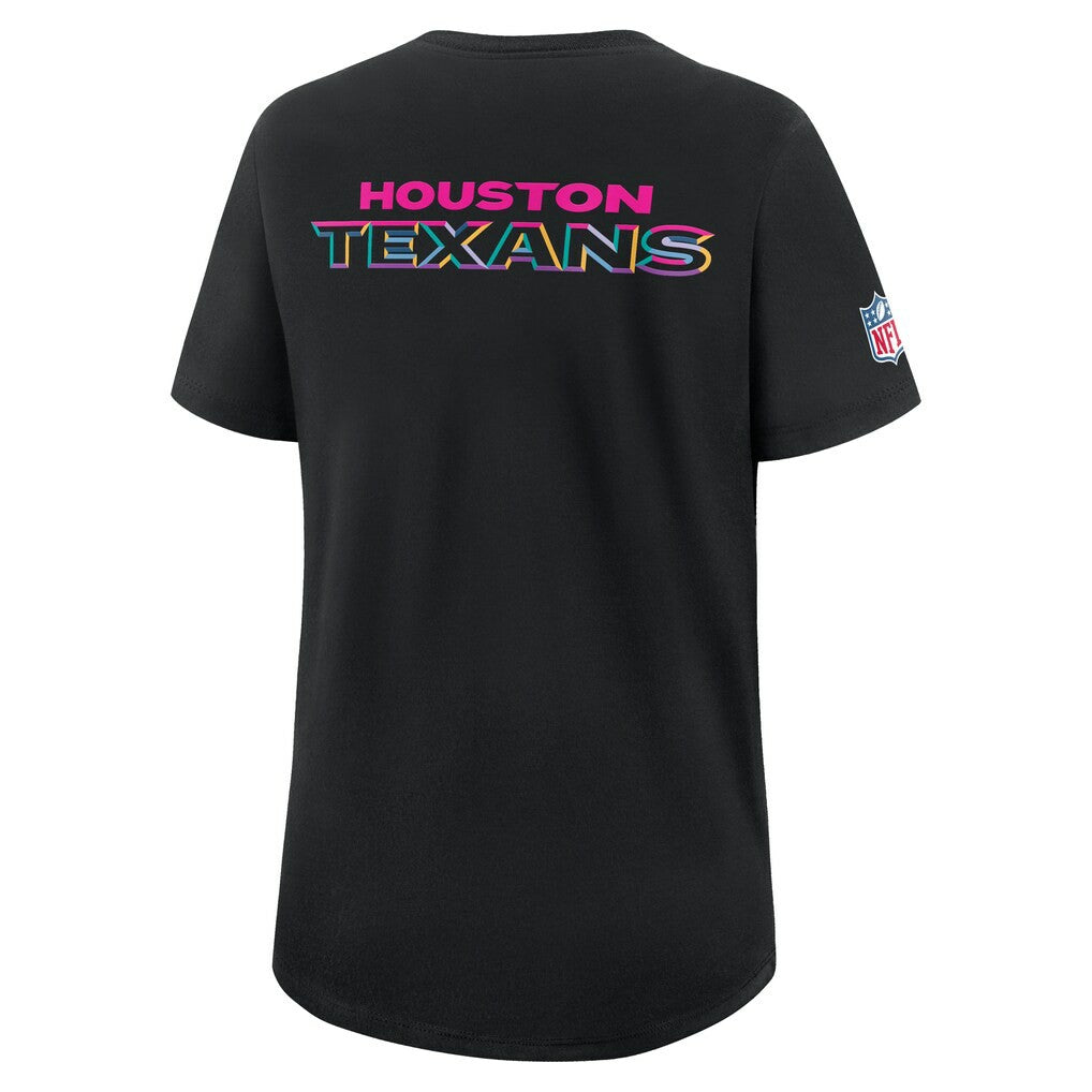 Houston Texans Women's 2025 NFL Crucial Catch Tri-Blend Dri-FIT T-Shirt - Black online