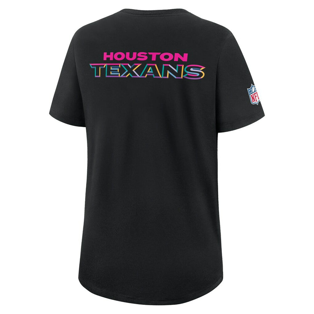 Houston Texans Women's 2025 NFL Crucial Catch Tri-Blend Dri-FIT T-Shirt - Black online