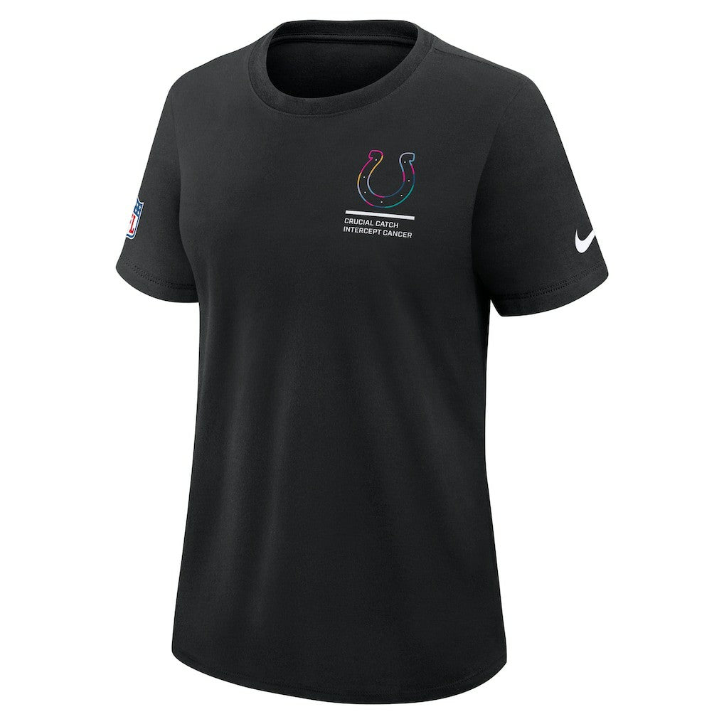 Indianapolis Colts Women's 2025 NFL Crucial Catch Tri-Blend Dri-FIT T-Shirt - Black online