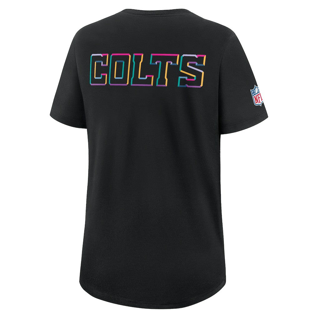 Indianapolis Colts Women's 2025 NFL Crucial Catch Tri-Blend Dri-FIT T-Shirt - Black online