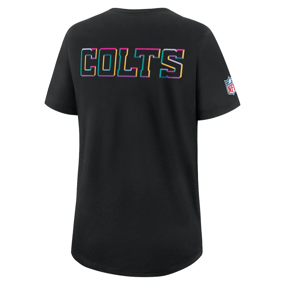 Indianapolis Colts Women's 2025 NFL Crucial Catch Tri-Blend Dri-FIT T-Shirt - Black online