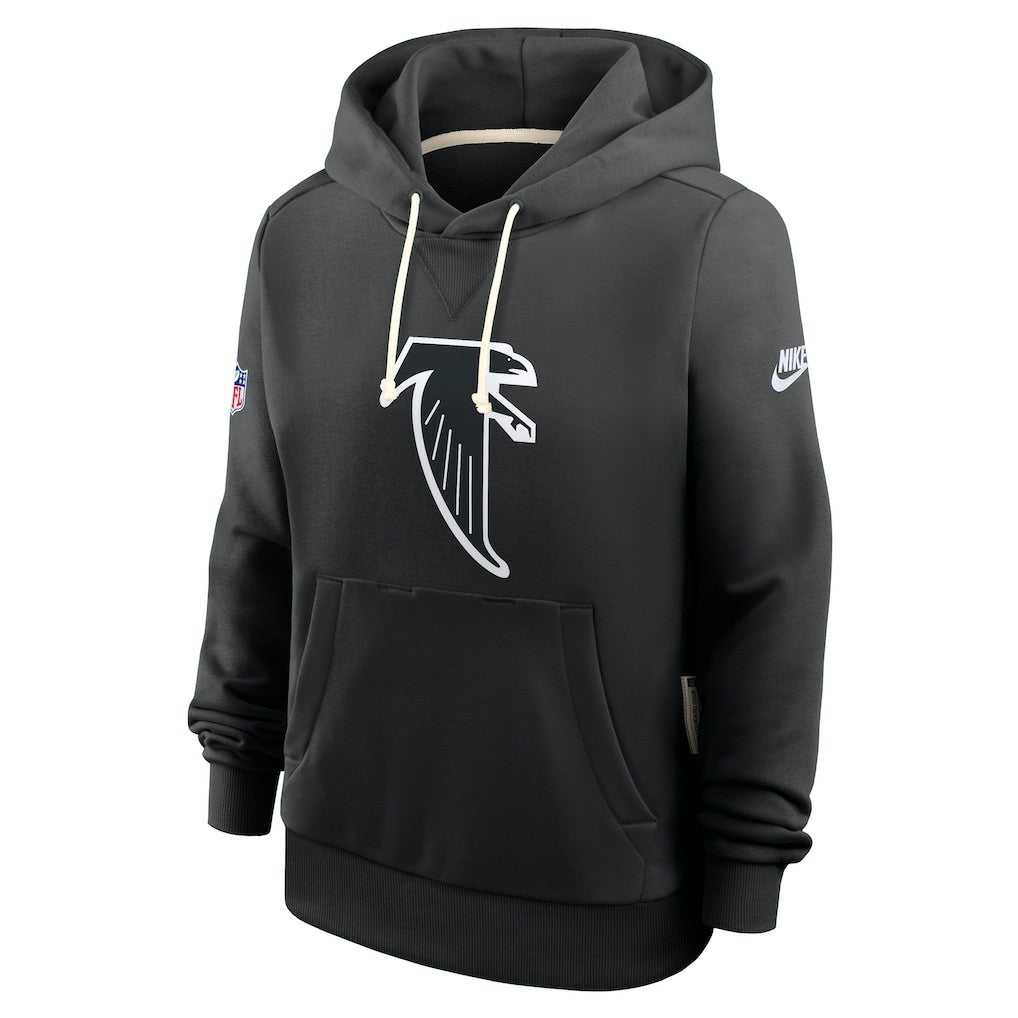 Atlanta Falcons Women's Throwback Sideline Standard Issue Dri-FIT Hoodie - Black discount