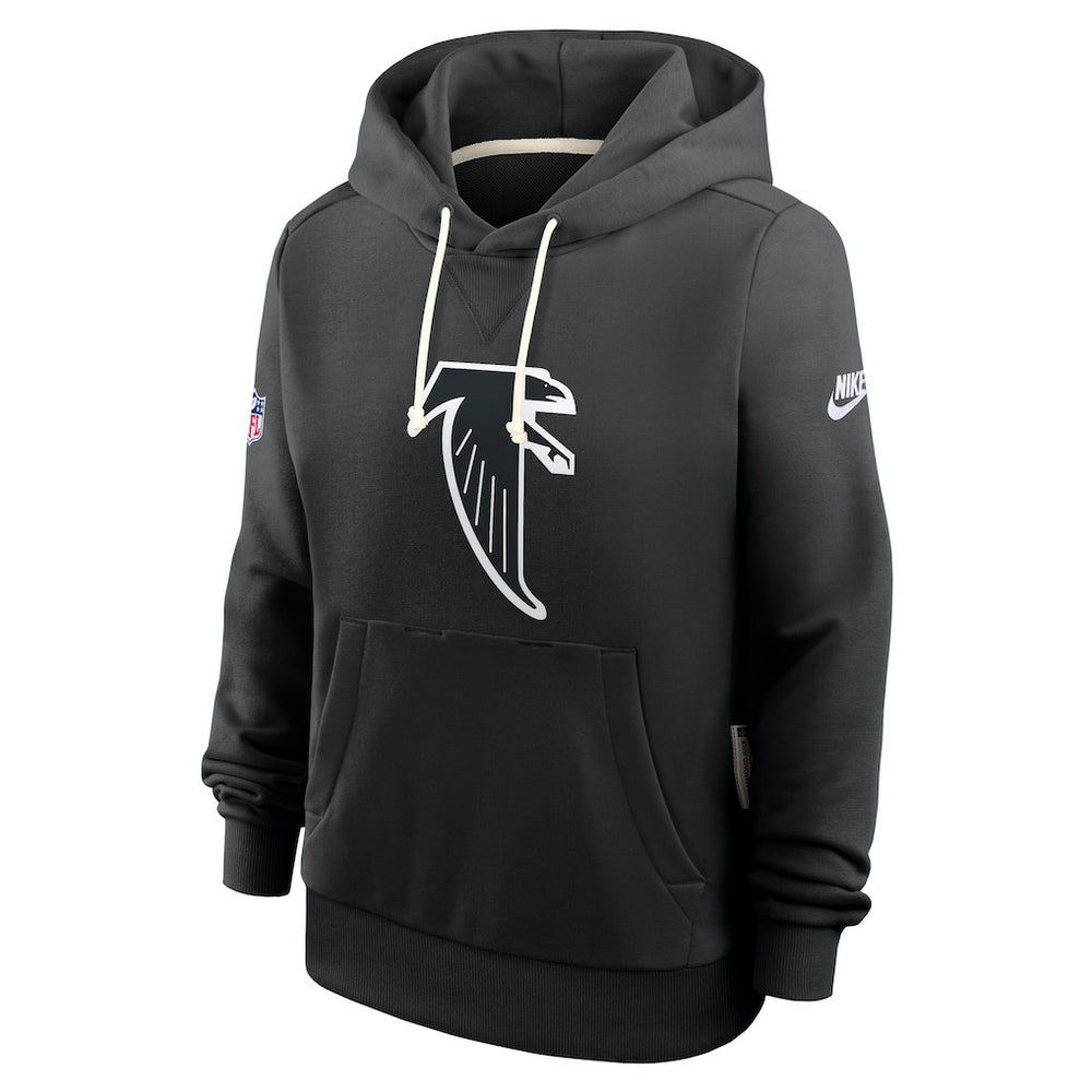 Atlanta Falcons Women's Throwback Sideline Standard Issue Dri-FIT Hoodie - Black discount