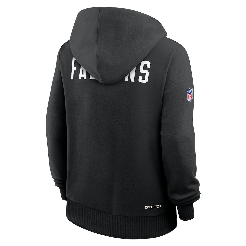 Atlanta Falcons Women's Throwback Sideline Standard Issue Dri-FIT Hoodie - Black discount