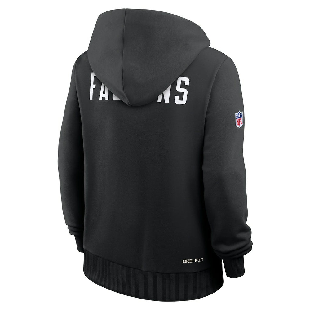 Atlanta Falcons Women's Throwback Sideline Standard Issue Dri-FIT Hoodie - Black discount