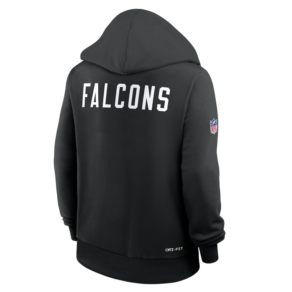 Atlanta Falcons Women's Throwback Sideline Standard Issue Dri-FIT Hoodie - Black discount