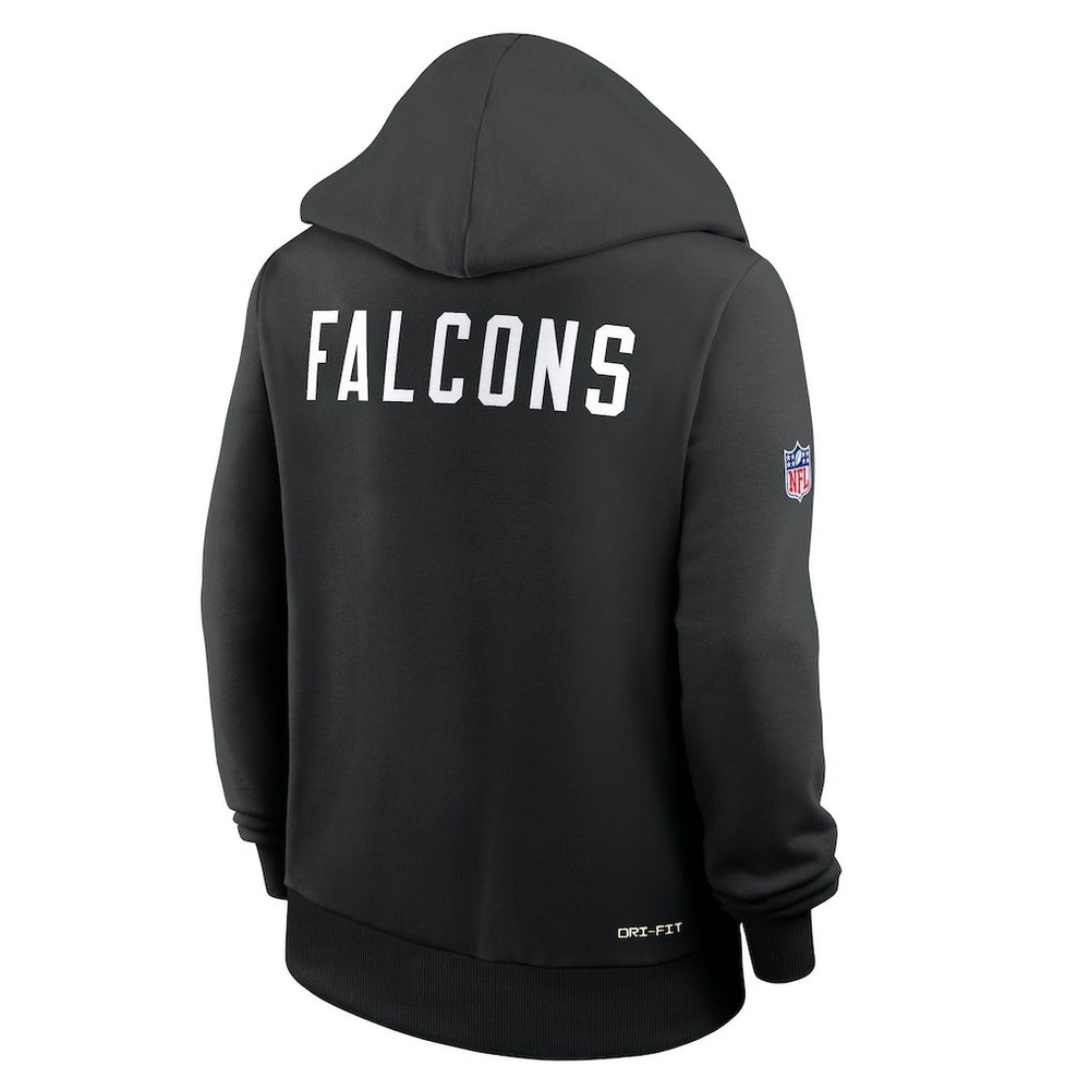 Atlanta Falcons Women's Throwback Sideline Standard Issue Dri-FIT Hoodie - Black discount