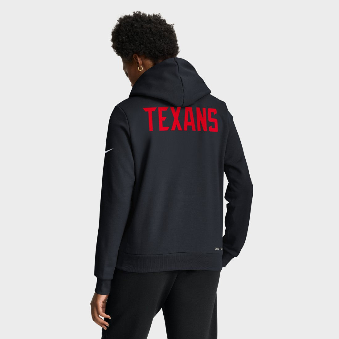 Houston Texans Women's Throwback Sideline Standard Issue Dri-FIT Hoodie - Navy outlet