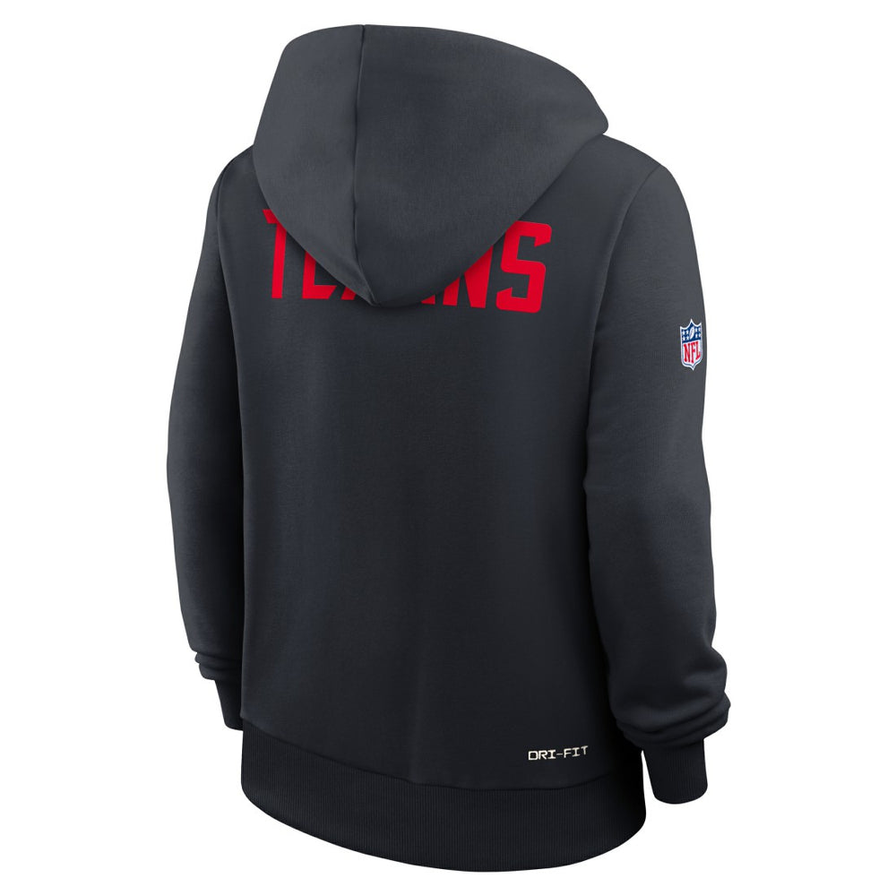 Houston Texans Women's Throwback Sideline Standard Issue Dri-FIT Hoodie - Navy outlet