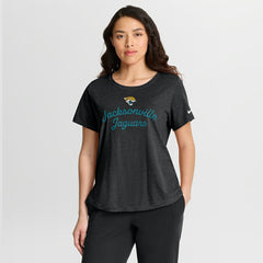 Jacksonville Jaguars Women's Script Tri-Blend T-Shirt - Black cheap