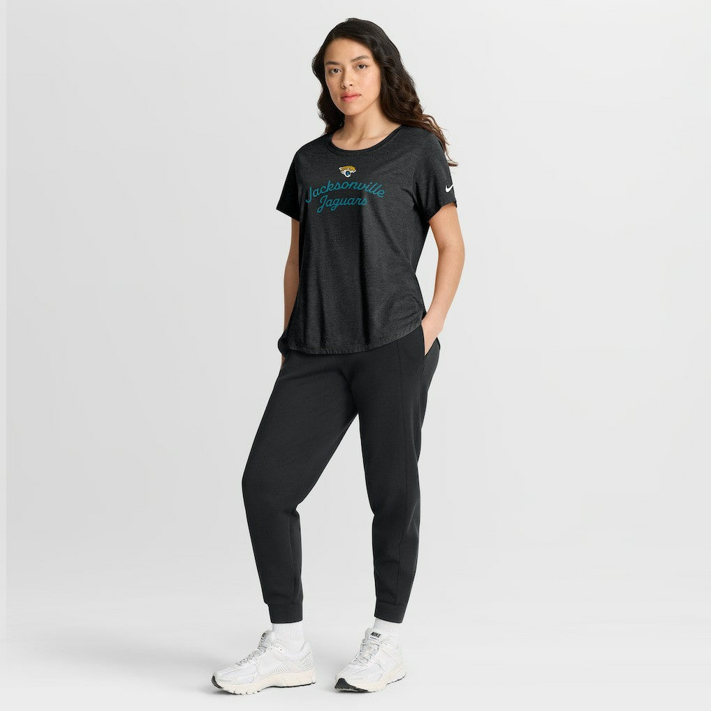 Jacksonville Jaguars Women's Script Tri-Blend T-Shirt - Black cheap