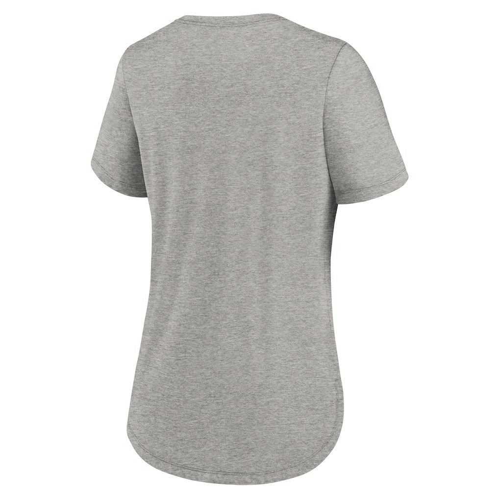 Miami Dolphins Women's Script Tri-Blend T-Shirt - Gray discount