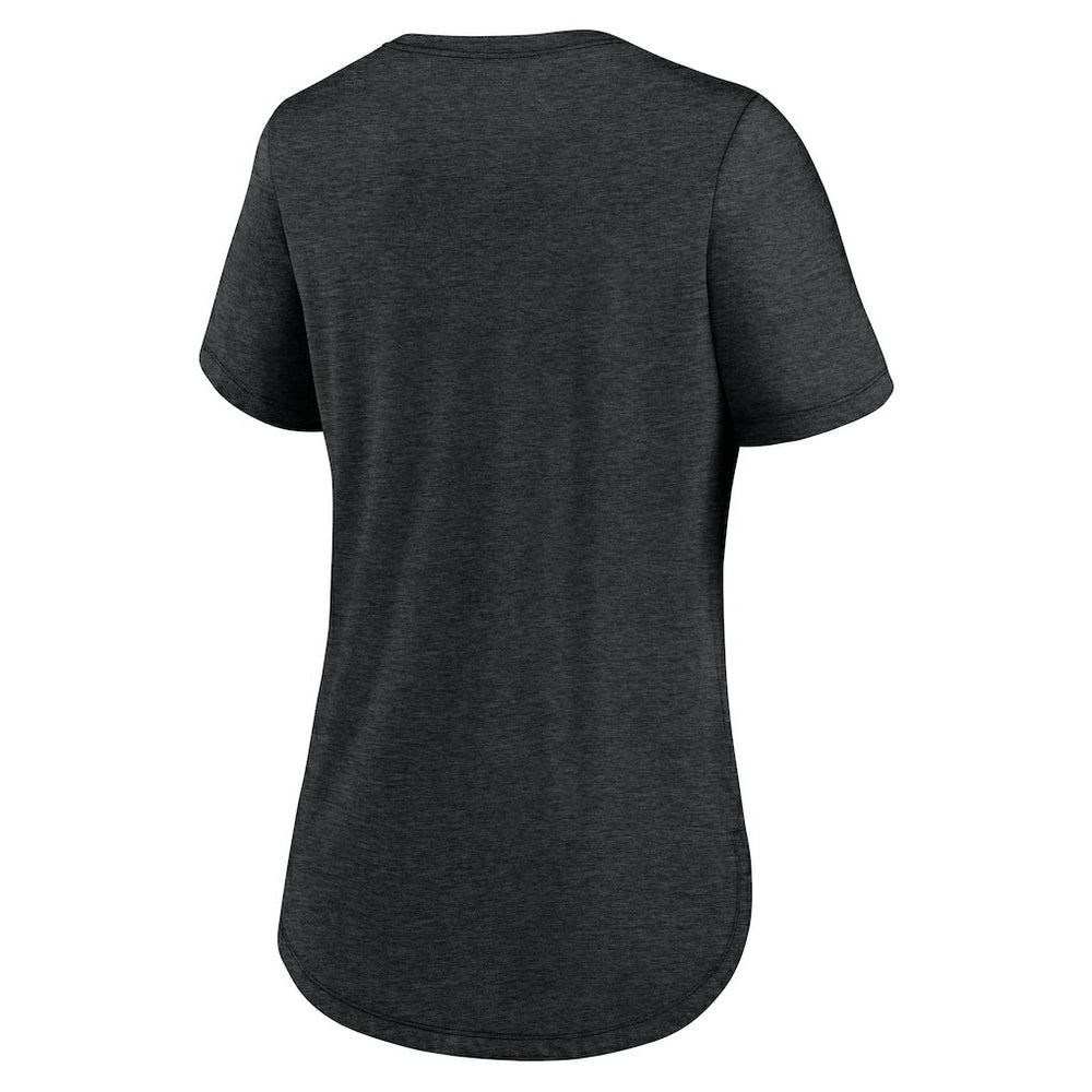 New Orleans Saints Women's Script Tri-Blend T-Shirt - Black on sale
