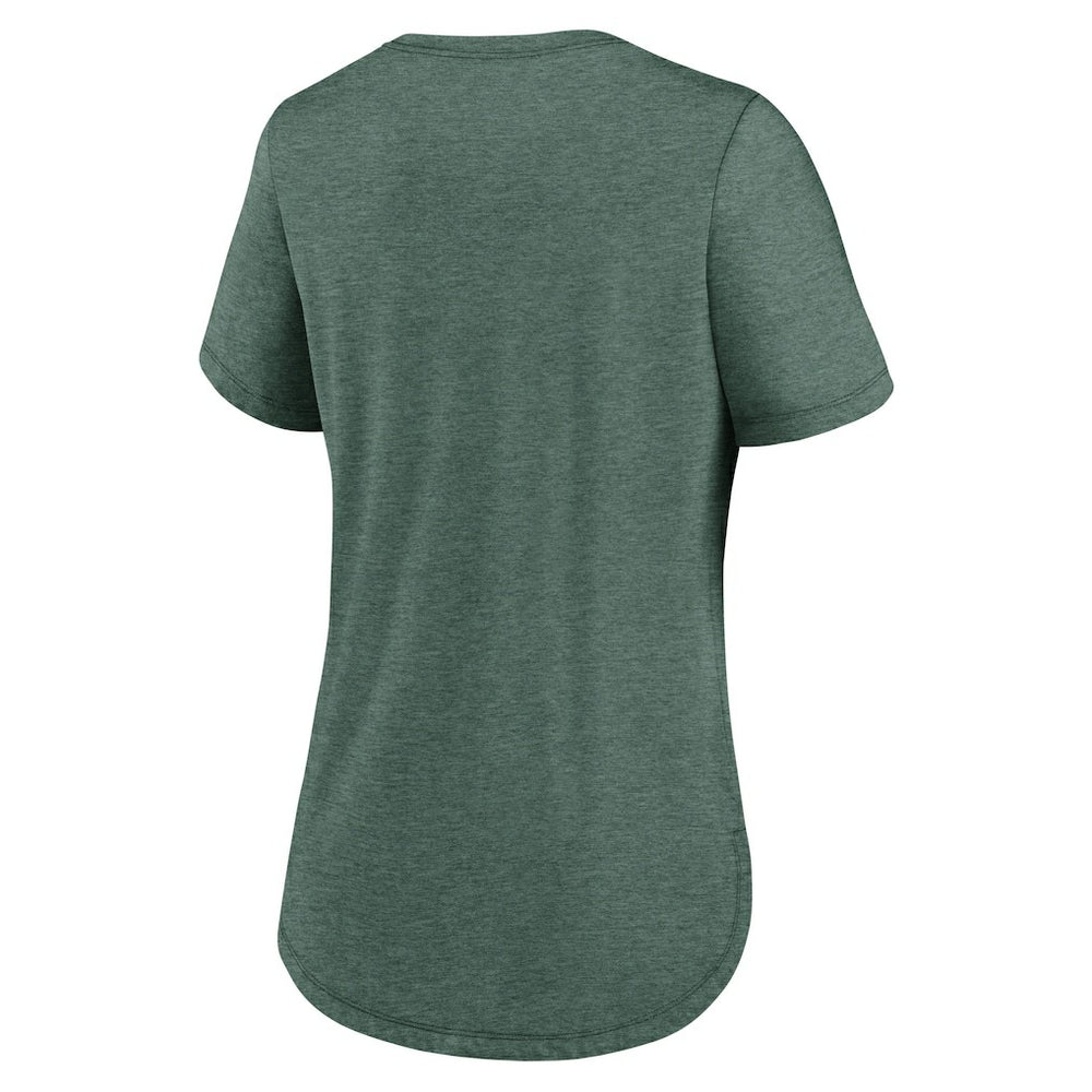 New York Jets Women's Script Tri-Blend T-Shirt - Green discount