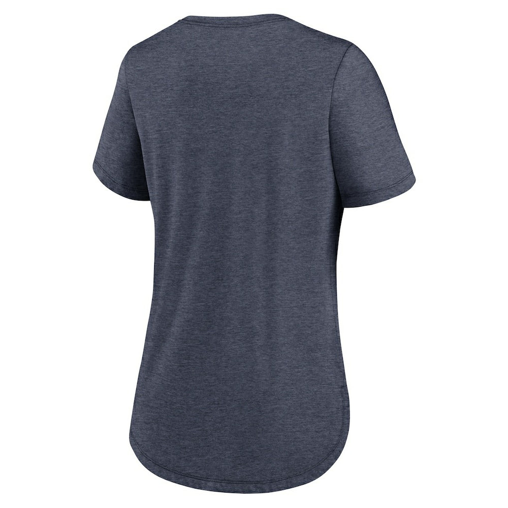 Chicago Bears Women's Script Tri-Blend T-Shirt - Navy on sale