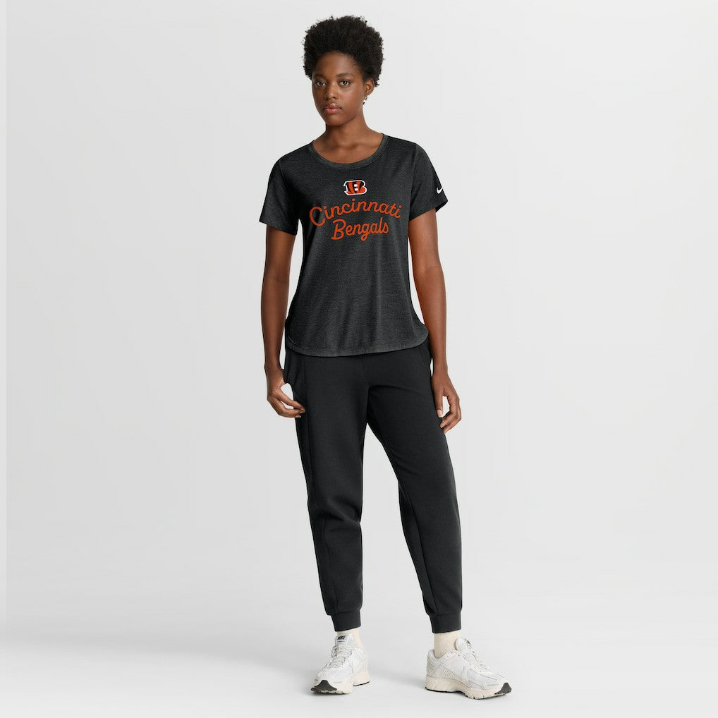 Cincinnati Bengals Women's Script Tri-Blend T-Shirt - Black online