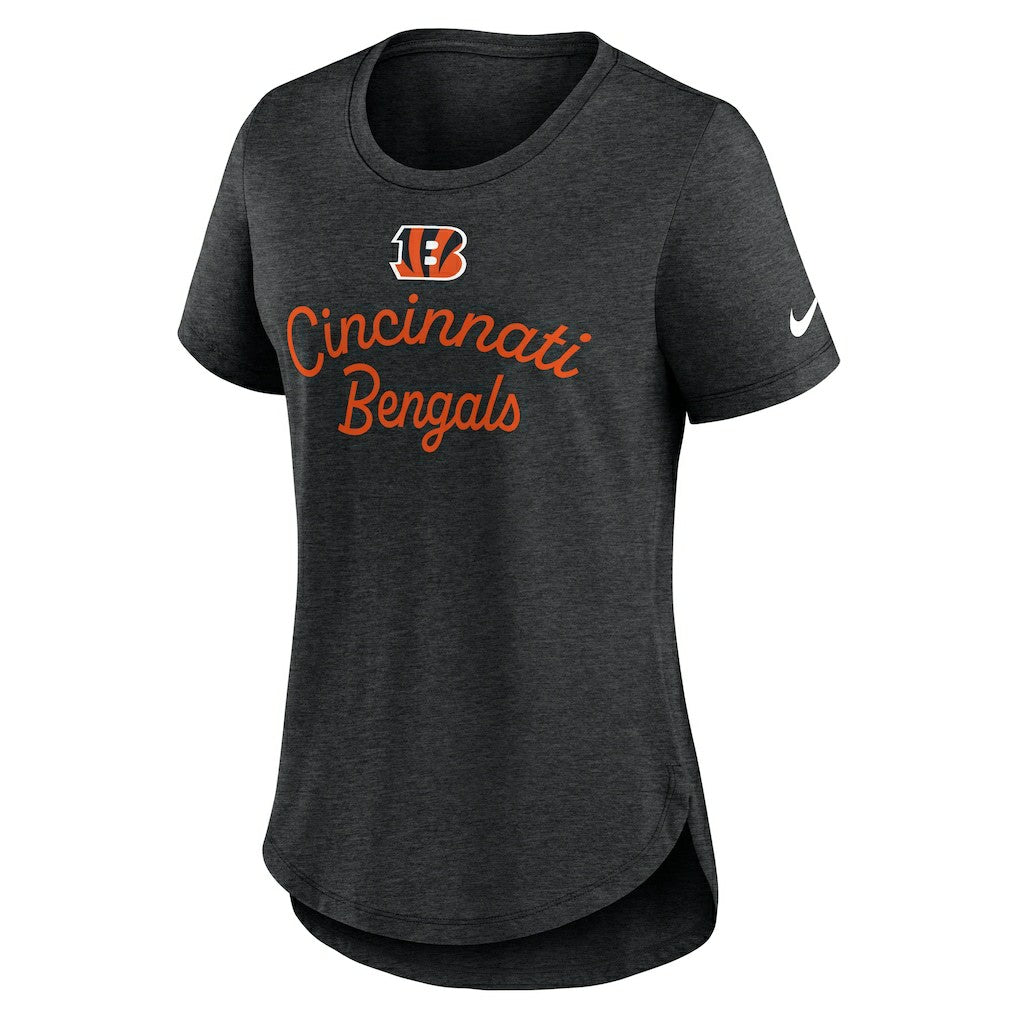 Cincinnati Bengals Women's Script Tri-Blend T-Shirt - Black online