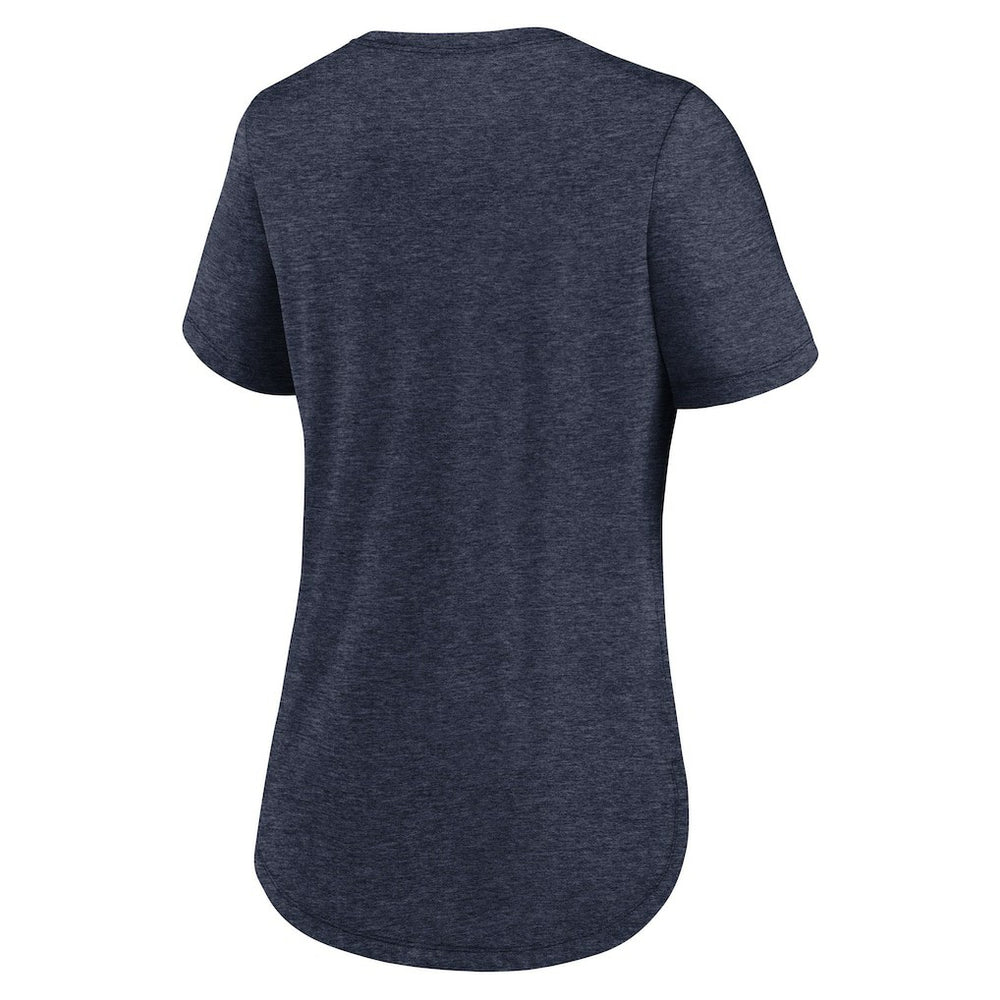 Dallas Cowboys Women's Script Tri-Blend T-Shirt - Heather Navy sale