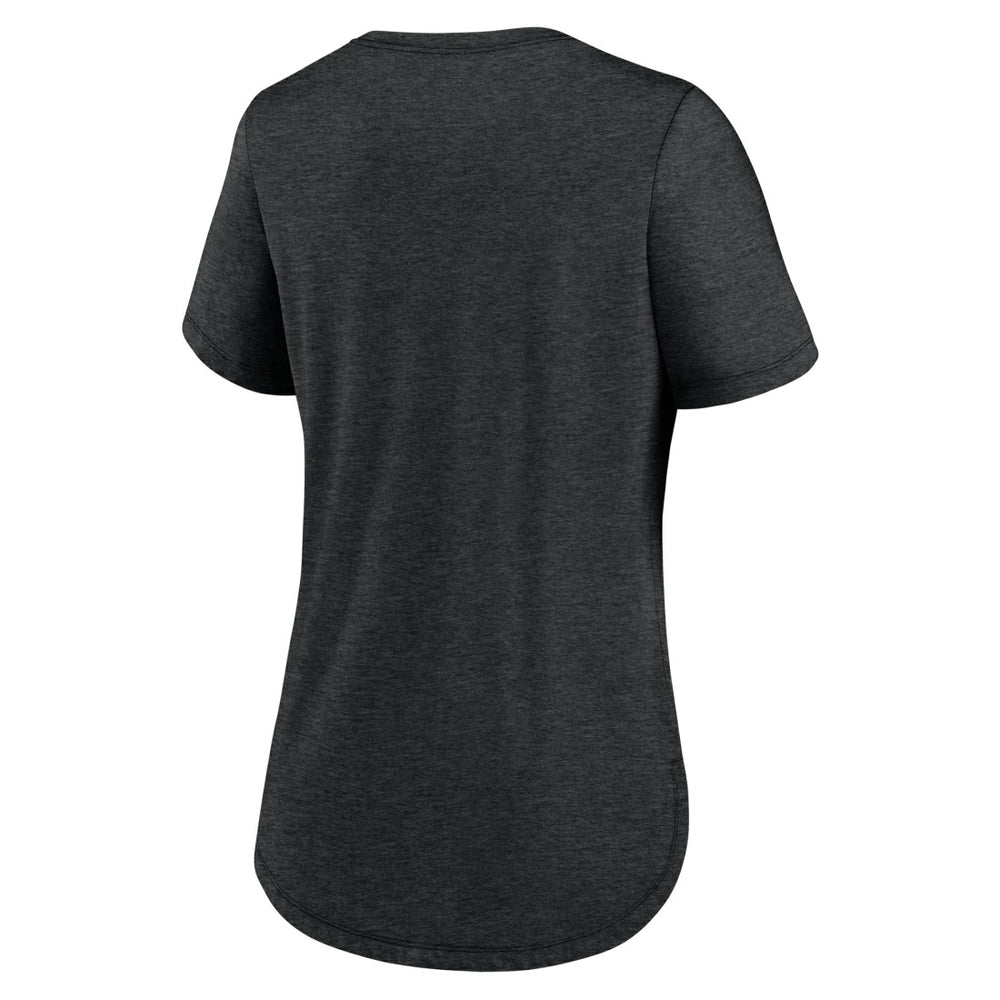 Detroit Lions Women's Script Tri-Blend T-Shirt - Black on sale