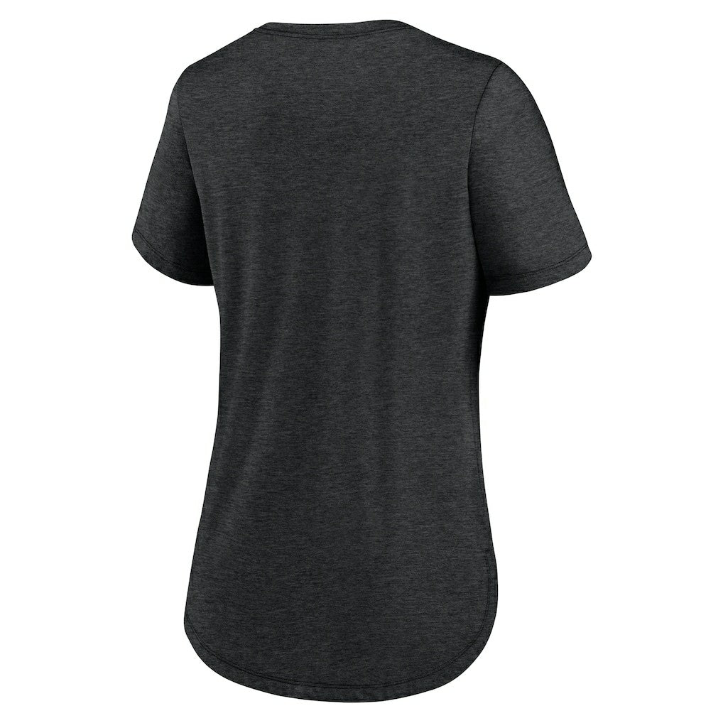 Atlanta Falcons Women's Script Tri-Blend T-Shirt - Black on sale