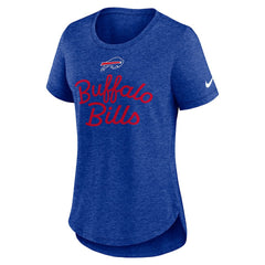 Buffalo Bills Women's Script Tri-Blend T-Shirt - Royal cheap