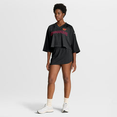 Washington Commanders Women's Primetime Cropped Mesh Dri-FIT Fashion Jersey - Black cheap