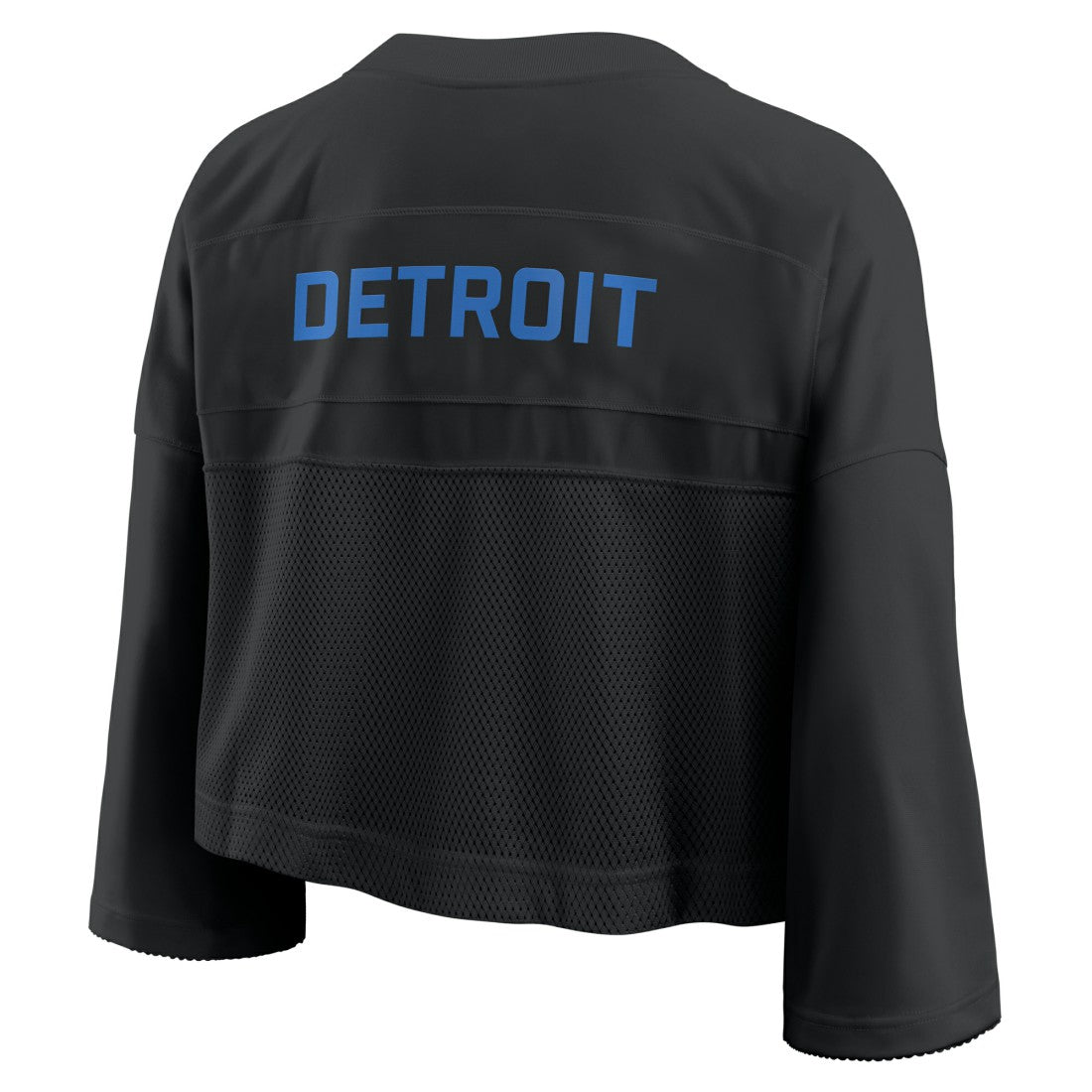 Detroit Lions Women's Primetime Cropped Mesh Dri-FIT Fashion Jersey - Black online