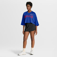 Buffalo Bills Women's Primetime Cropped Mesh Dri-FIT Fashion Jersey - Royal sale
