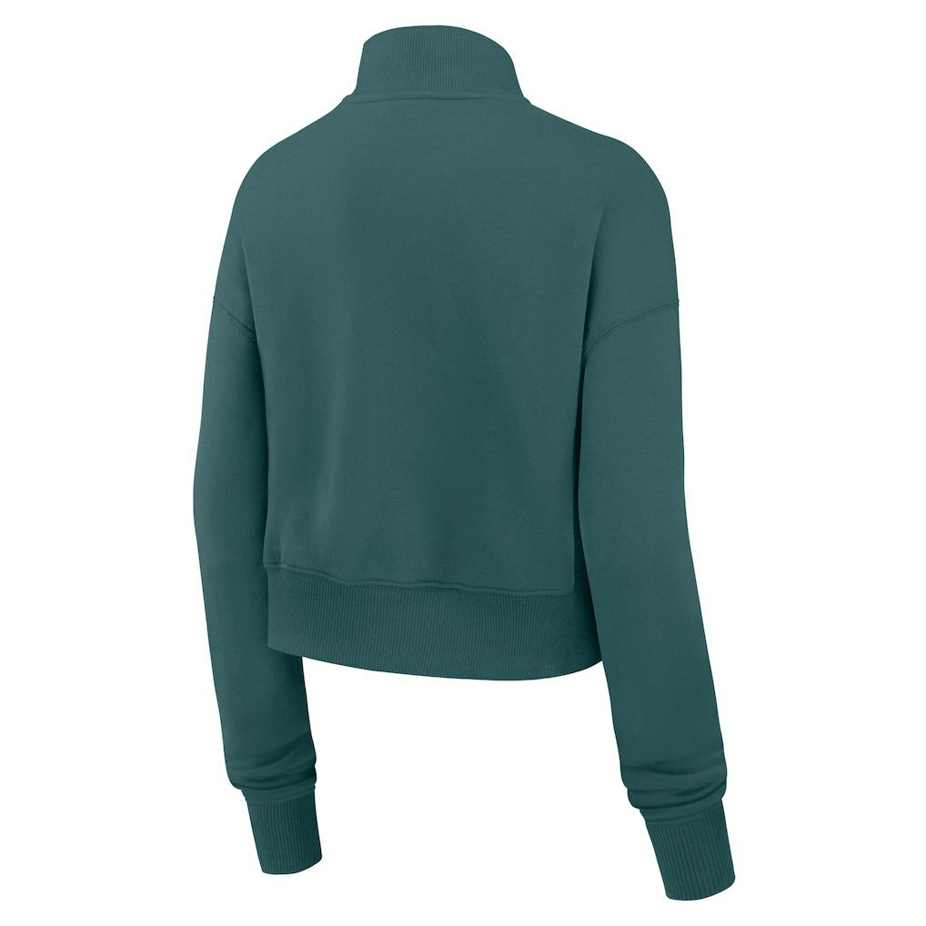 Philadelphia Eagles Women's Primetime Phoenix Half-Zip Sweatshirt - Midnight Green for sale