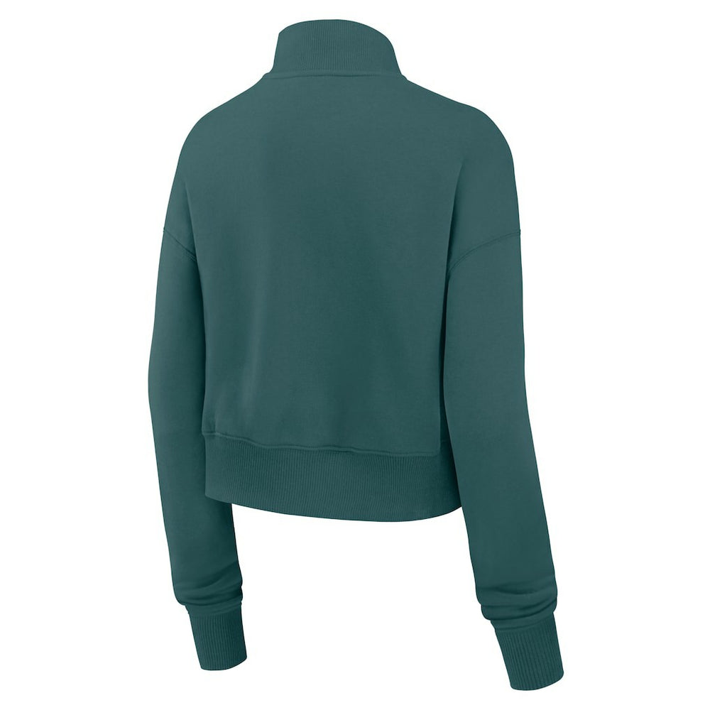 Philadelphia Eagles Women's Primetime Phoenix Half-Zip Sweatshirt - Midnight Green for sale