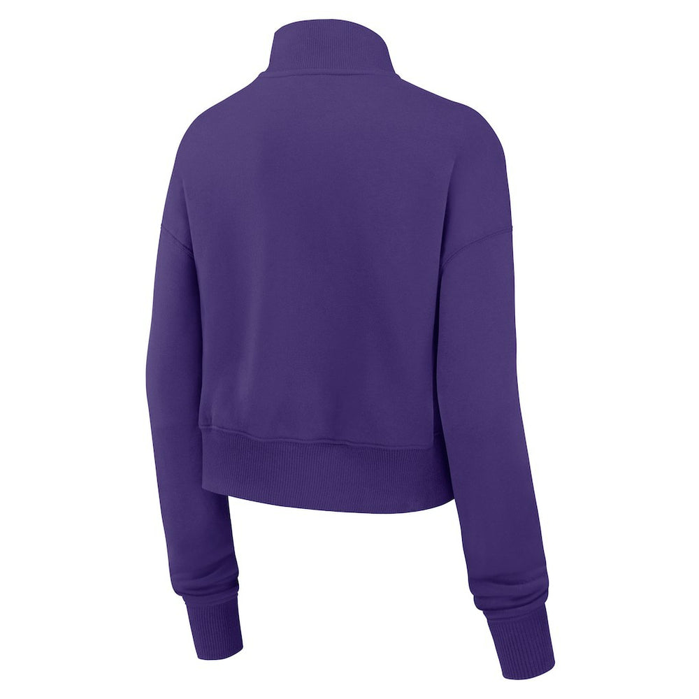 Minnesota Vikings Women's Primetime Phoenix Half-Zip Sweatshirt - Purple for sale