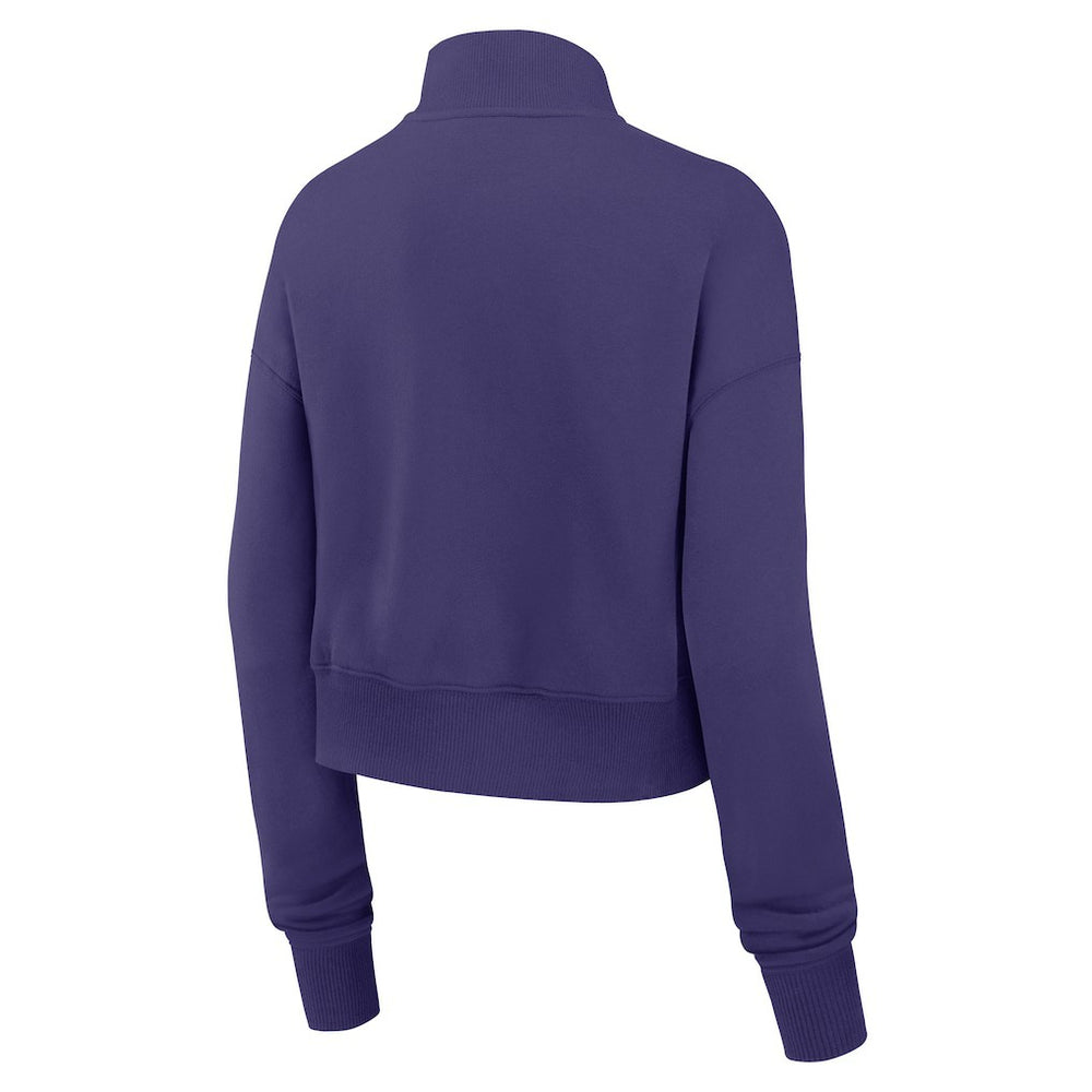 Baltimore Ravens Women's Primetime Phoenix Half-Zip Sweatshirt - Purple cheap