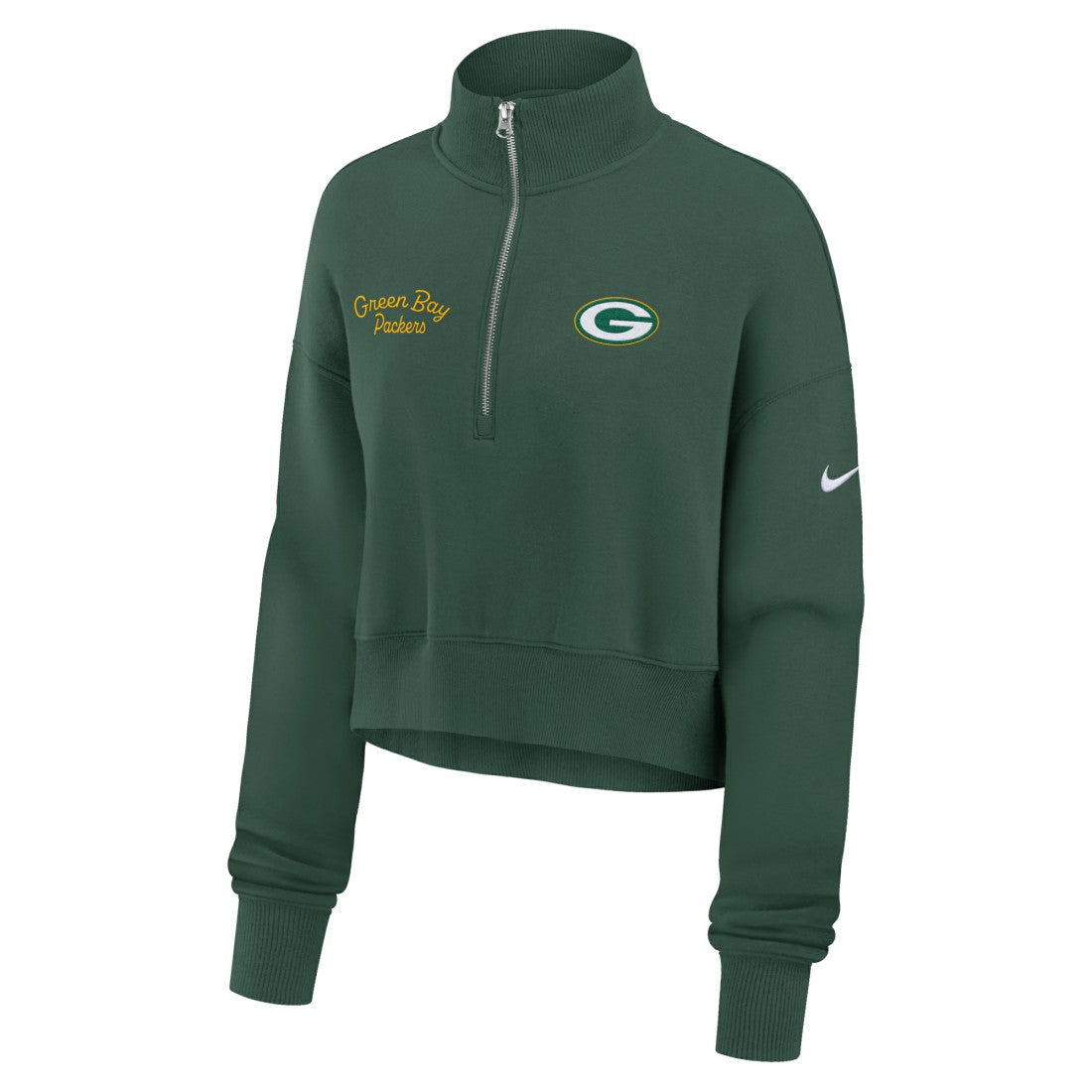 Green Bay Packers Women's Primetime Phoenix Half-Zip Sweatshirt - Green online
