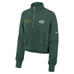 Green Bay Packers Women's Primetime Phoenix Half-Zip Sweatshirt - Green online