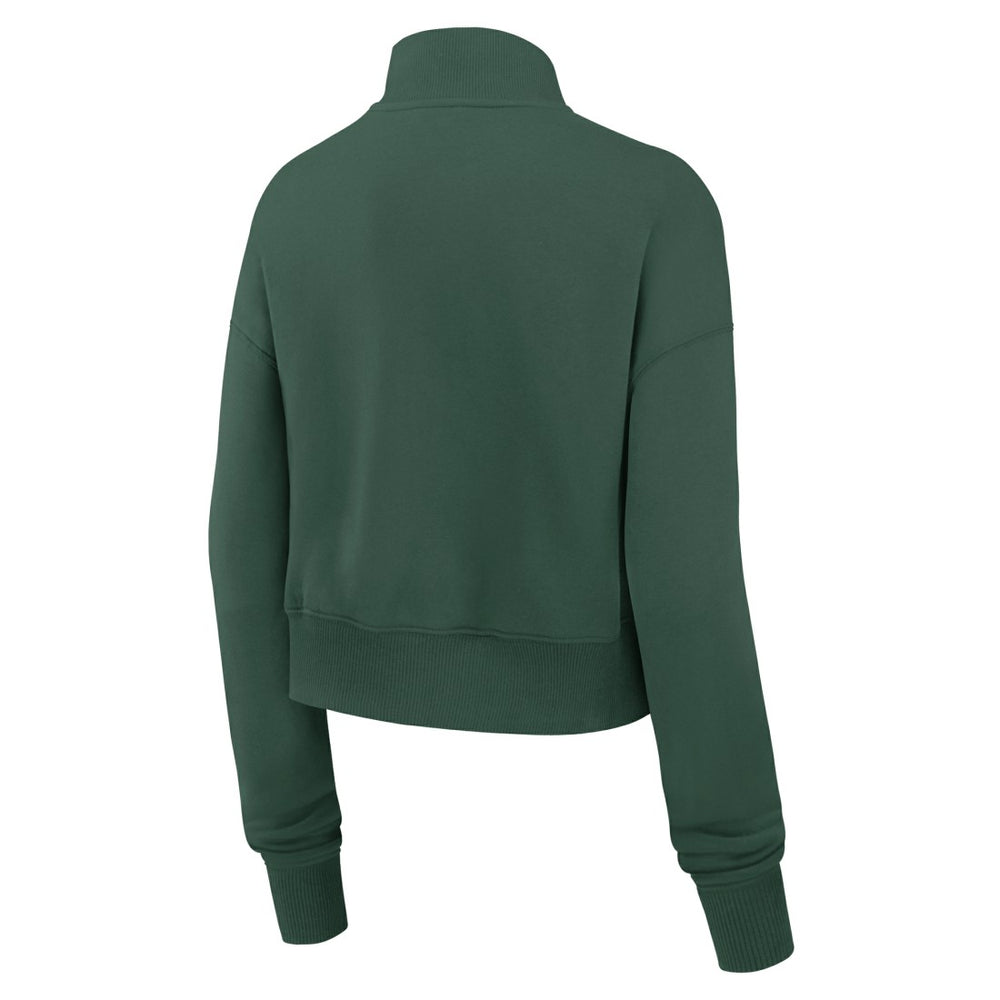 Green Bay Packers Women's Primetime Phoenix Half-Zip Sweatshirt - Green online