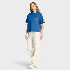 Detroit Lions Women's Rewind Pocket Boxy T-Shirt - Blue sale