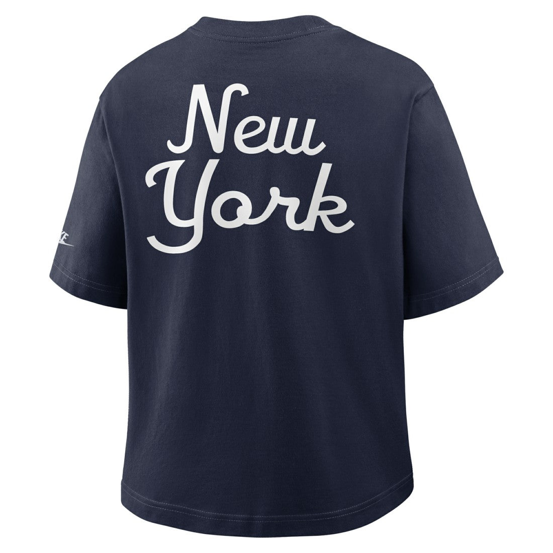 New York Giants Women's Rewind Pocket Boxy T-Shirt - Royal discount