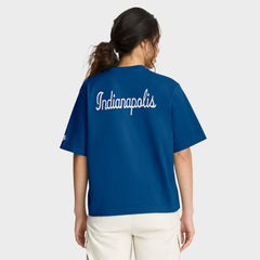 Indianapolis Colts Women's Rewind Pocket Boxy T-Shirt - Royal discount