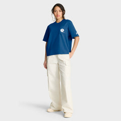 Indianapolis Colts Women's Rewind Pocket Boxy T-Shirt - Royal discount