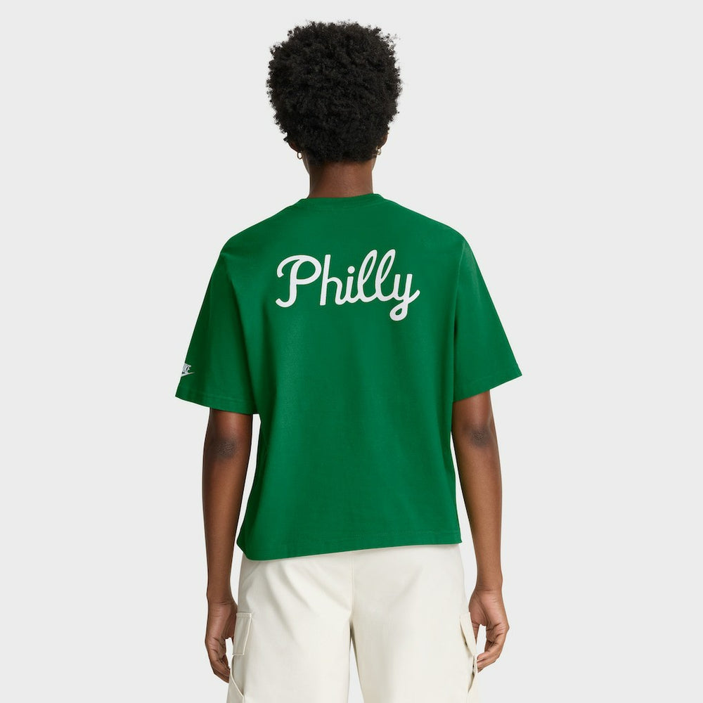 Philadelphia Eagles Women's Rewind Pocket Boxy T-Shirt - Kelly Green discount