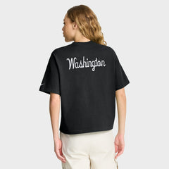 Washington Commanders Women's Rewind Pocket Boxy T-Shirt - Black online