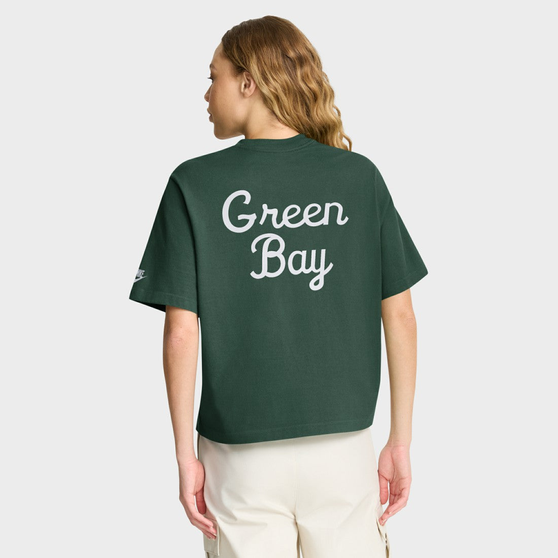 Green Bay Packers Women's Rewind Pocket Boxy T-Shirt - Green sale