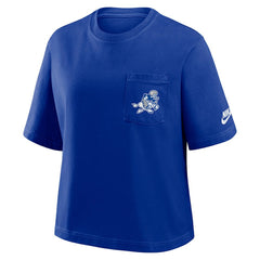 Dallas Cowboys Women's Rewind Pocket Boxy T-Shirt - Royal online