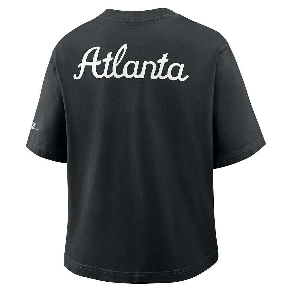 Atlanta Falcons Women's Rewind Pocket Boxy T-Shirt - Black outlet