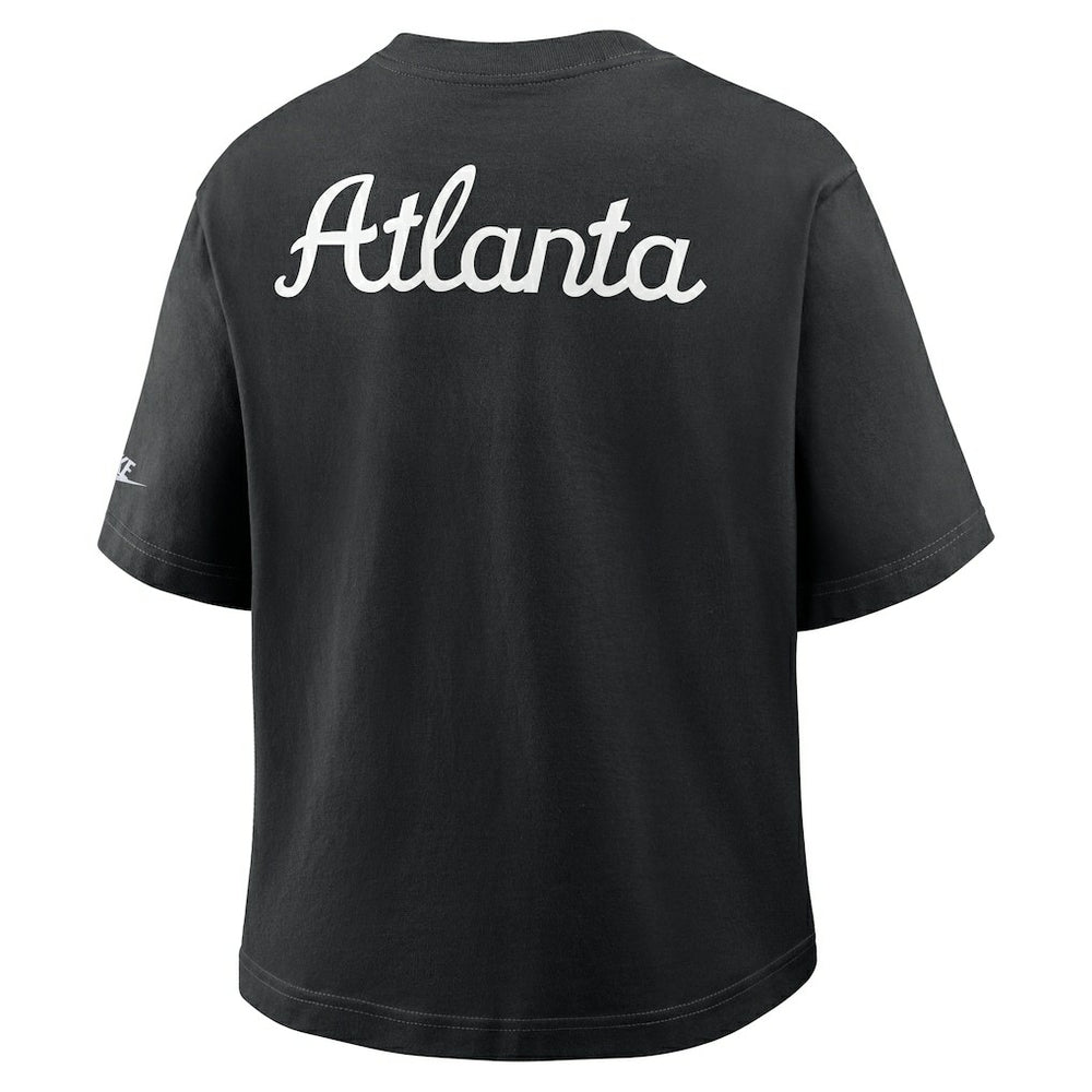 Atlanta Falcons Women's Rewind Pocket Boxy T-Shirt - Black outlet
