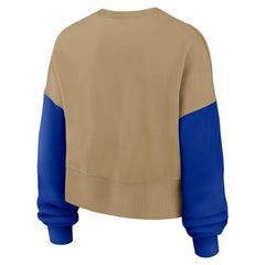 Dallas Cowboys Women's Oversized Rewind Pullover Sweatshirt - Tan discount