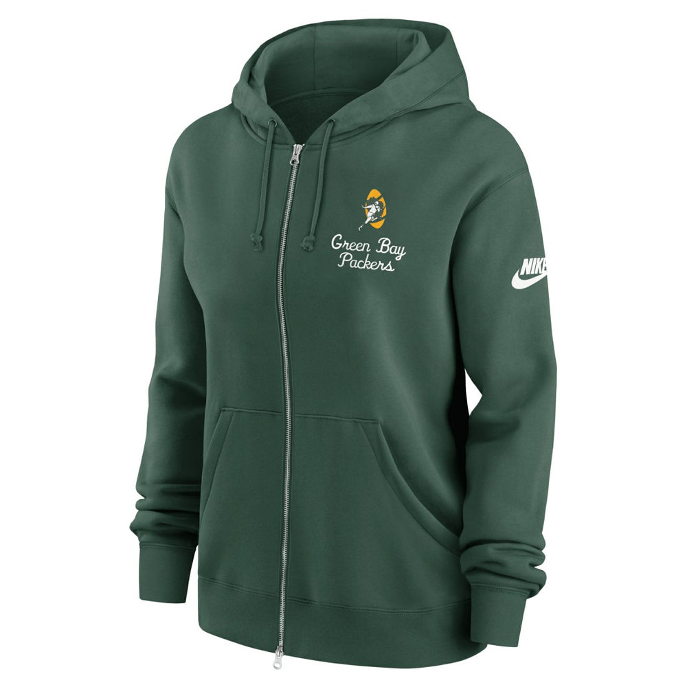 Green Bay Packers Women's Phoenix Rewind Full-Zip Hoodie - Green on sale