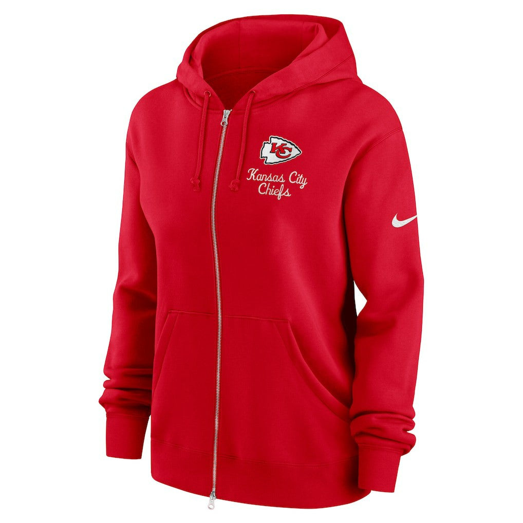 Kansas City Chiefs Women's Phoenix Rewind Full-Zip Hoodie - Red sale
